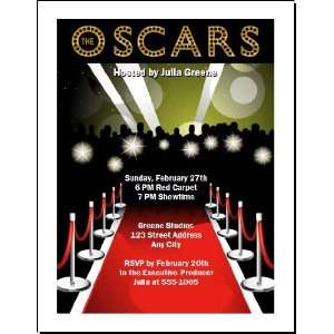  Oscar Red Carpet Paparazzi Party Invitation Health 