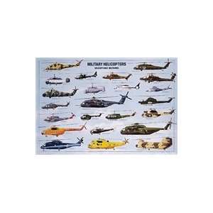 Military Helicopter Laminated Poster 