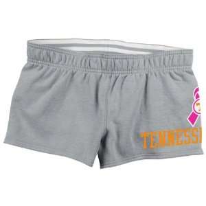   Grey Breast Cancer Awareness Ribbon Rollover Shorts: Sports & Outdoors