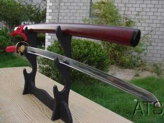 40.6 Red Tiger Japanese Katana Sword Full Tang Iaido  