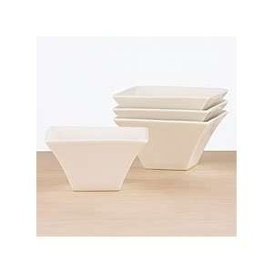  Mini Square Tidbit Dishes, Set of 4