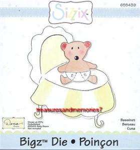 Sizzix Bigz BASSINET 655439 BABY Super Cute! Must Have!  