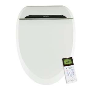   By BioBidet USPA White Elongated Bidet Toilet Seat: Home & Kitchen