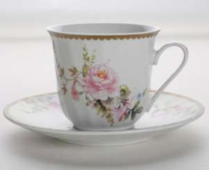48 Charmed Rose Bulk Tea Cups Wholesale Case  