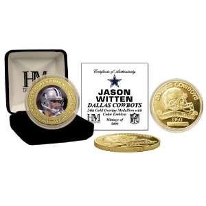  Highland Mint THM JWCOLGFK Jason Witten 24KT Commemorative 