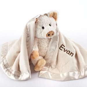Pig in a Blanket Two Piece Gift Set in Adorable Vintage Inspired 