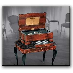  Orchestrion Reuge Music Box Grand Cartel Inlaid 20.144 