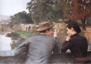 Emile Friant The Lovers Art Oil Painting repro  