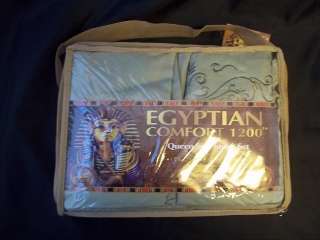 Egyptian Comfort 1200 TM Count Queen Bed Sheet Set Cotton Deep Pocket 