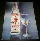 BEEFEATER SILVER PLATE MARTINI GLASS BAR GRATUITY TIPS  