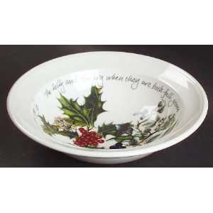 Portmeirion Holly And The Ivy, The Oatmeal Bowl, Fine China Dinnerware 