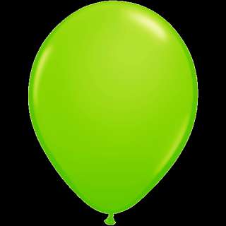 100 11 Round Lime Green Qualatex Balloons Rubber Latex  