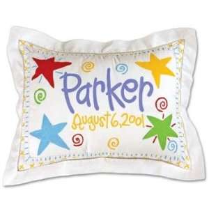   : Personalized Star Pillow with Name and Birth Date: Everything Else