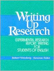 Writing up Research Experimental Research Report Writing for Students 