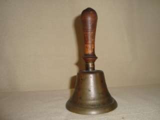 Vintage Brass Teachers School Bell  