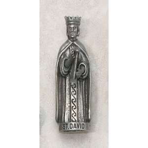  Pewter 3 Statue St. David: Home & Kitchen