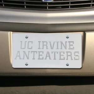 UC Irvine Anteaters Satin Mirrored Team Logo License Plate  