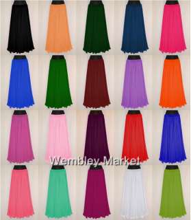 Yard Full Circle Skirt Bely Dance Costume 25 Color NW  