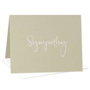   Box Set of 6 Note Cards, Sympathy (Tarragon): Health & Personal Care