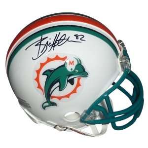  Brian Hartline Autographed Miami Dolphins Mini Helmet 