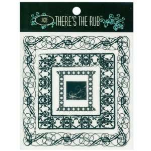  Luxe Designs Rub Ons   Square Frames