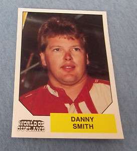 1989 World of Outlaws   DANNY SMITH   Sprint Car Driver Card from 
