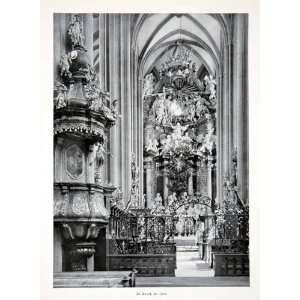 1956 Print Zwettl Choir Master Johannes Josef Matthias Gotz Nawrath 