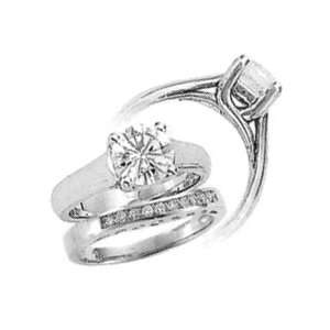   05 carat diamond solitaire anniversary ring band set: Everything Else