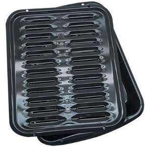   Scraper Two Uses in One Broiler Pan Baking Dish