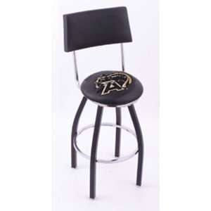    Army Black Knights Metal Bar Stool With Back: Home & Kitchen