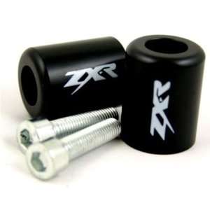   87 07 Kawasaki Ninja EX250 ZXR Bar Ends   Black by Volar Automotive