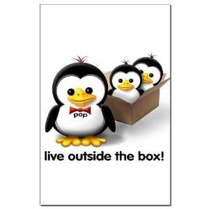  The Party Penguin Funny Mini Poster Print by  