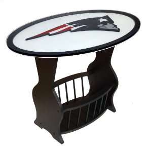  New England Patriots Logo End Table: Sports & Outdoors