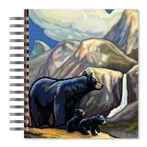  ECOeverywhere Mountain Black Bears Picture Photo Album, 72 