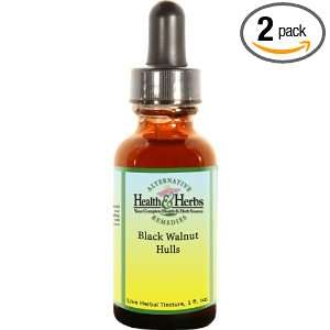 Alternative Health & Herbs Remedies Black Walnut Hulls, 1 Ounce Bottle 