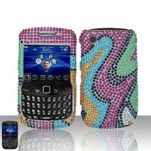  Blackberry Curve 3G 8520 9300   Full Diamond Protectors in 