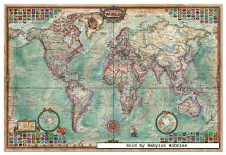 picture of EDUCA 4000 pieces jigsaw puzzle: Map of the World (14827)