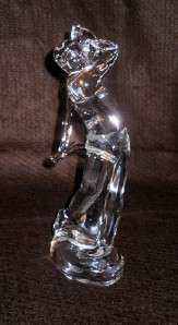   BEAUTIFUL, clear fine crystal memorializing the swing of the golfer