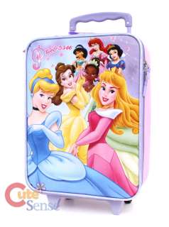 Disney Princess w/ Tiana Rolling Luggage  SuiteCase  Travel Roller Bag 