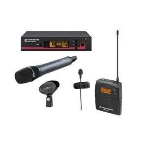  Sennheiser EW 122/135 G3 Wireless Combo Microphone System 