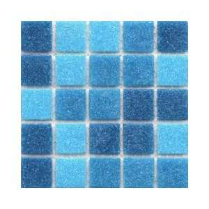   Blue Blend Glass Blue Mosaic Tile Kitchen, Bathroom Backsplash Tiling