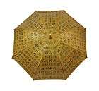 48 Inch Chinese Calligraphy Bamboo Stick Umbrella