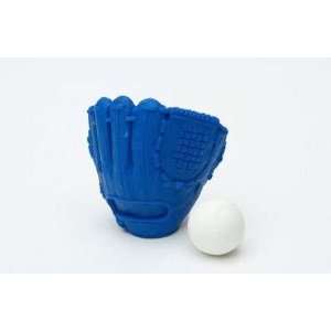   Pencil Top Japanese Erasers. 2 Pack. Blue Glove, White Ball. Toys