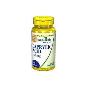 Caprylic Acid 350 mg 350 mg 100 Tablets