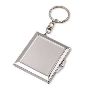    Blank Large Square Picture Mirror Key Chain: Office Products