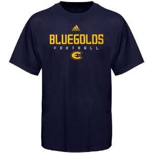  adidas Wisconsin Eau Claire Blugold Navy Blue Sideline T 