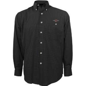  Red Raiders Black Matrix Long Sleeve Dress Shirt: Sports & Outdoors