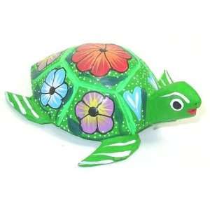  Turtle Oaxacan Wood Carving 3.75 Inch: Home & Kitchen