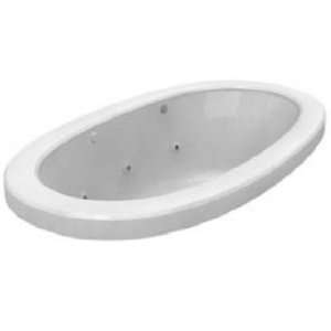  Tetsu Oval Whirlpool Tub Finish: Biscuit: Home Improvement