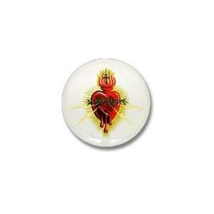 SACRED HEART OF JESUS Christian Mini Button by  